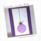 Karten-Kunst Clear Stamp Set - Christbaum-Ornamente