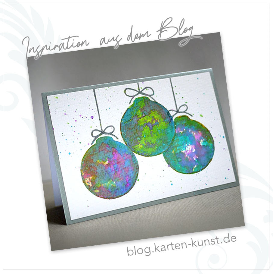 Karten-Kunst Clear Stamp Set - Christbaum-Ornamente