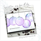 Karten-Kunst Clear Stamp Set - Christbaum-Ornamente