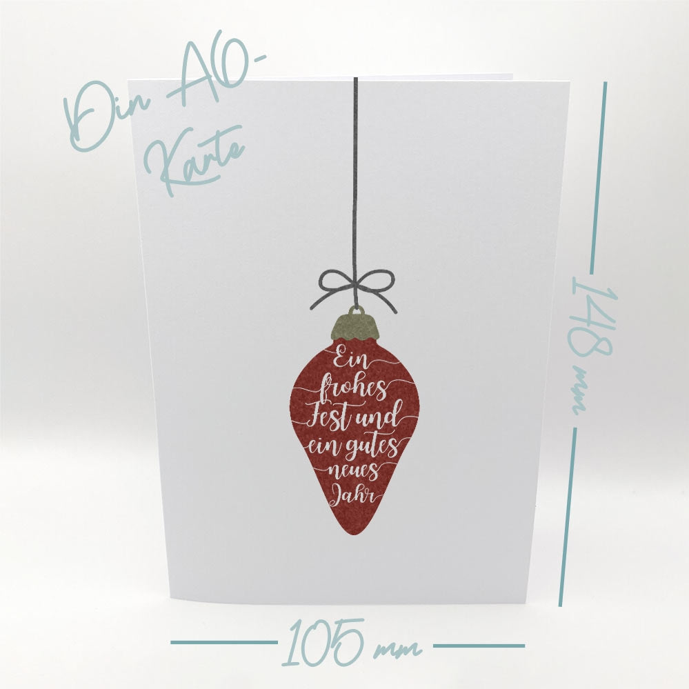 Karten-Kunst Clear Stamp Set - Christbaum-Ornamente