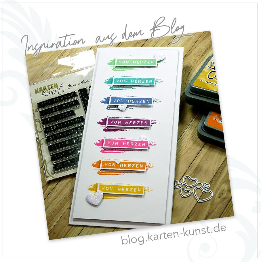 Karten-Kunst Clear Stamps KK-0130 - Labelwriter zum Geburtstag