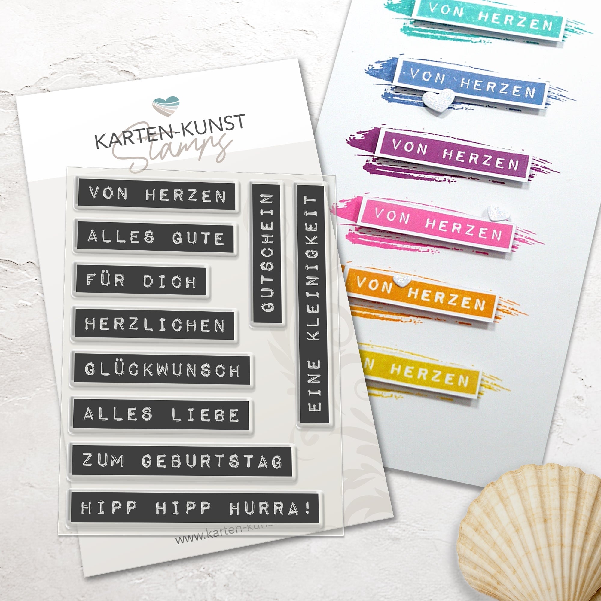 Karten-Kunst Clear Stamps KK-0130 - Labelwriter zum Geburtstag