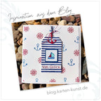 Karten-Kunst Clear Stamps KK-0166 - Mini Frames At the Sea - maritime Mini-Rahmen & Symbole