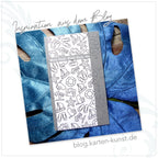Karten-Kunst Clear Stamps KK-0166 - Mini Frames At the Sea - maritime Mini-Rahmen & Symbole