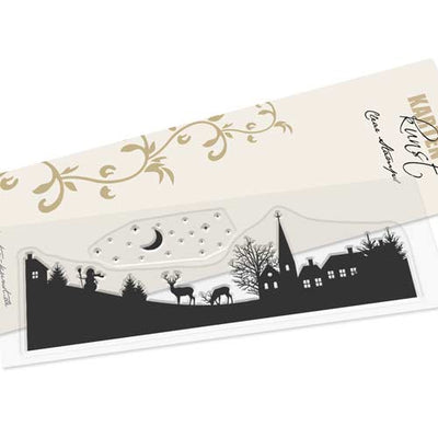 Karten-Kunst Clear Stamps KK-0172 - Skyline Winterdorf