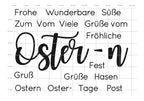 Karten-Kunst Clear Stamps KK-0180 - Riesige Wünsche Ostern