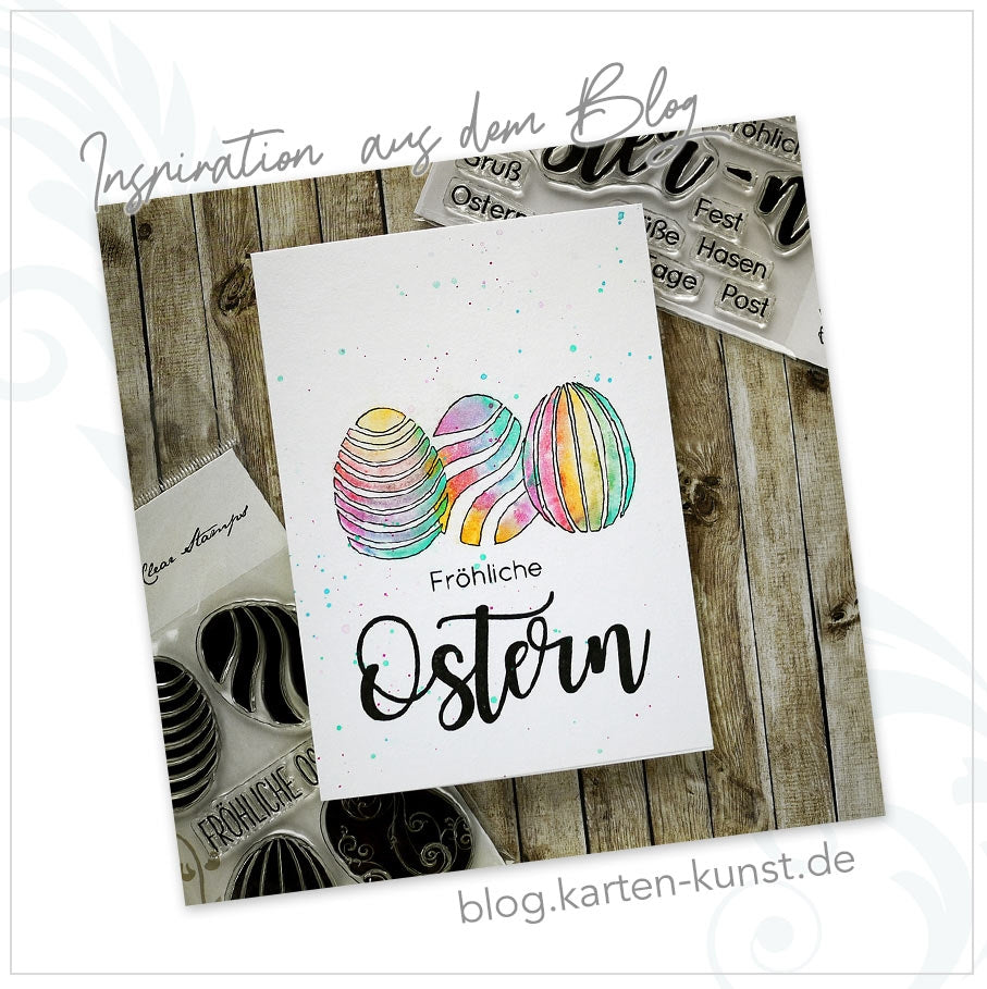 Karten-Kunst Clear Stamps KK-0180 - Riesige Wünsche Ostern