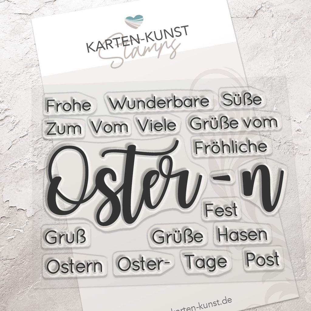 Karten-Kunst Clear Stamps KK-0180 - Riesige Wünsche Ostern