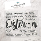 Karten-Kunst Clear Stamps KK-0180 - Riesige Wünsche Ostern