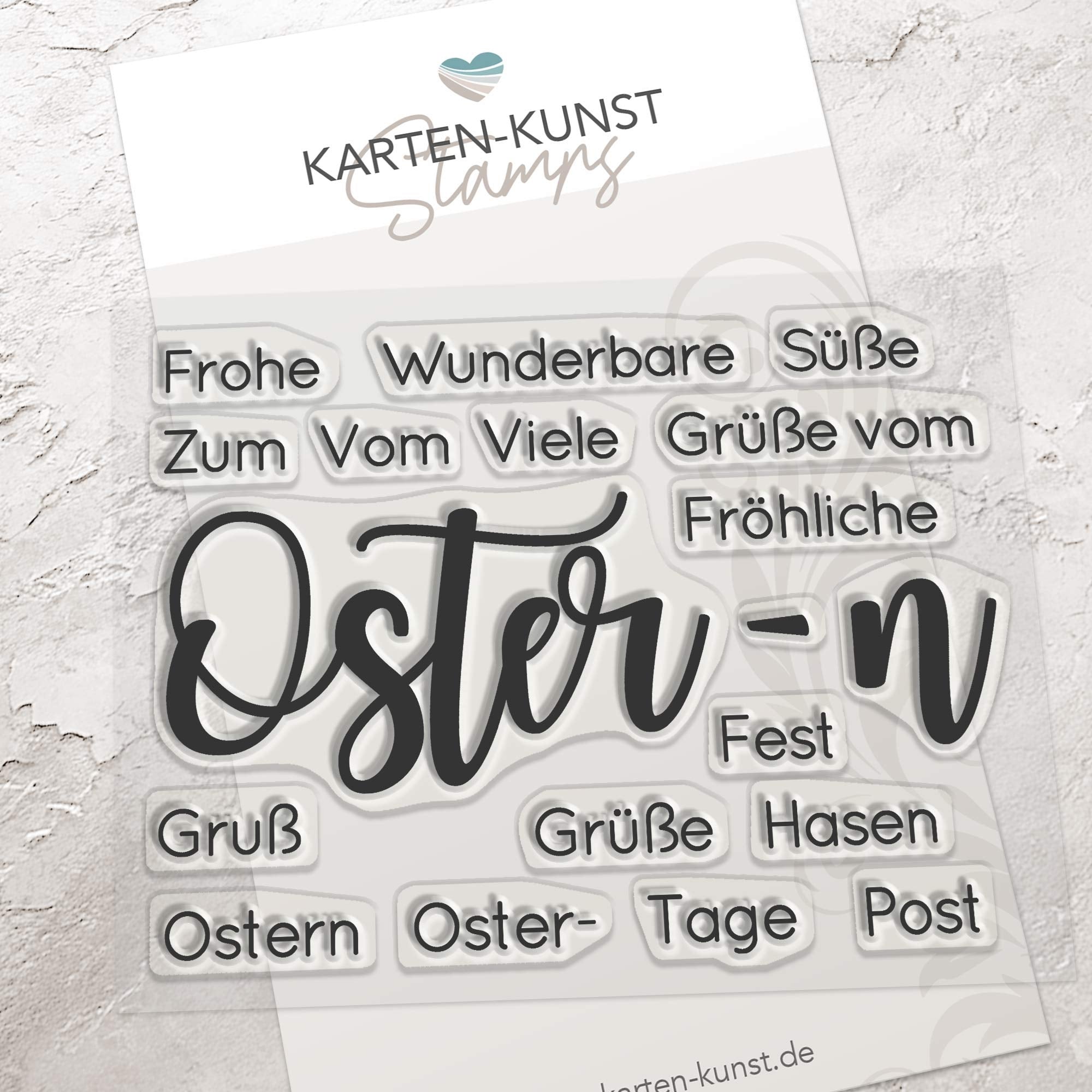 Karten-Kunst Clear Stamps KK-0180 - Riesige Wünsche Ostern