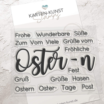 Karten-Kunst Clear Stamps KK-0180 - Riesige Wünsche Ostern