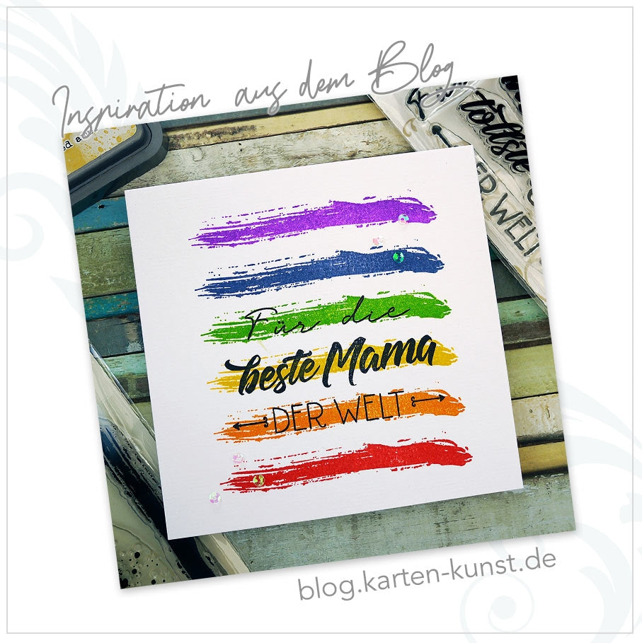 Karten-Kunst Clear Stamps zum Muttertag KK-0191 - Für die tollsten Frauen der Welt