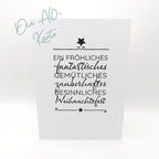 Karten-Kunst Clear Stamps KK-0197 - Fantastisches Weihnachtsfest