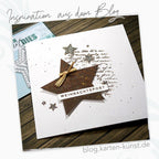 Karten-Kunst Clear Stamps KK-0201 - Weihnachten modern