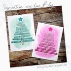 Karten-Kunst Clear Stamps KK-0201 - Weihnachten modern