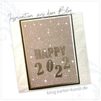 Karten-Kunst Clear Stamps Zahlen für Geburtstag und Neujahr KK-0204 - Happy Numbers