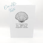 Clear Stamps – Muscheln KK-0217 – Karten-Kunst Stempelset maritim mit Spruch & Muschelmotive