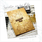 Stempel Weihnachten & Winter Clear Stamps Script Weihnachtsgedicht KK-0223 – Hintergrundstempel Rilke Text Schneegedicht