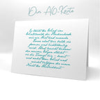 Stempel Weihnachten & Winter Clear Stamps Script Weihnachtsgedicht KK-0223 – Hintergrundstempel Rilke Text Schneegedicht