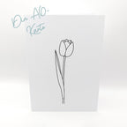 Karten-Kunst Clear Stamps KK-0234 - Scribble Tulips / Tulpen Stempel