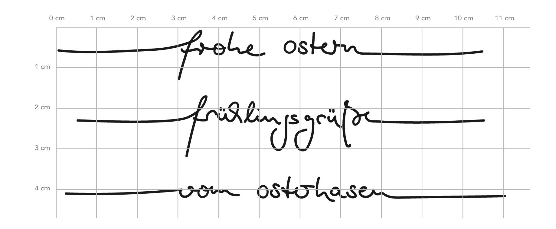 Karten-Kunst Clear Stamps KK-0236 - Schriftzüge Ostern
