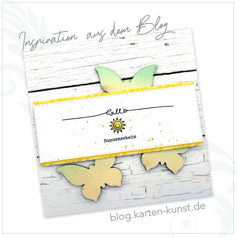 Karten-Kunst Clear Stamps KK-0239 – Schriftzug-Set Herzensmensch – Stempeltexte Deutsch in eleganter Handschrift
