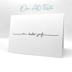 Karten-Kunst Clear Stamps KK-0239 – Schriftzug-Set Herzensmensch – Stempeltexte Deutsch in eleganter Handschrift