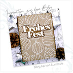Karten-Kunst Clear Stamps KK-0246 - Silikonstempel Christbaumkugeln / Scribble Ornaments Stempel zu Weihnachten