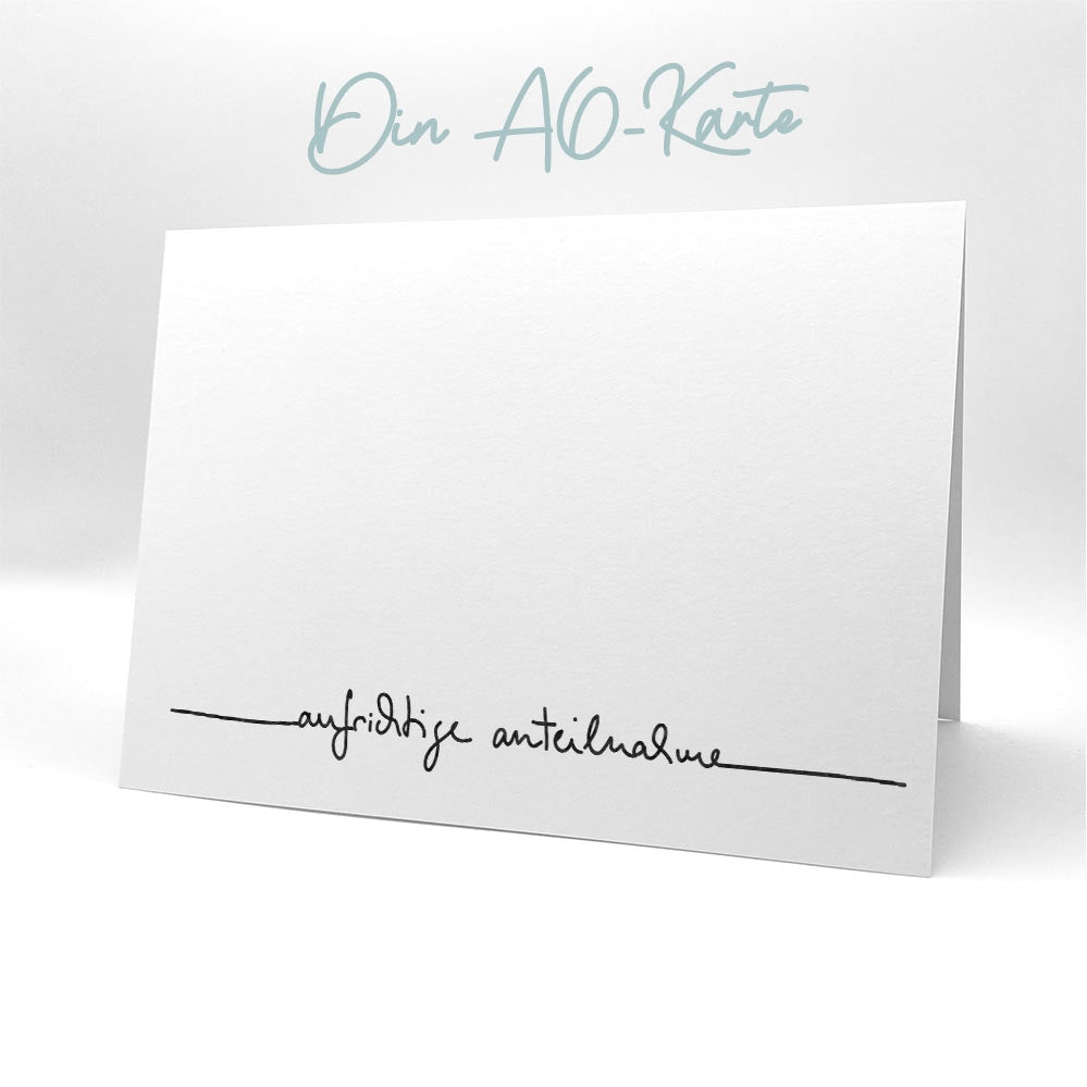Karten-Kunst Clear Stamps KK-0252 - Schriftzug-Set In stiller Trauer