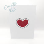 Karten-Kunst Clear Stamps Groß KK-0260 - Von Herzen