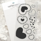 Karten-Kunst Clear Stamps Groß KK-0260 - Von Herzen