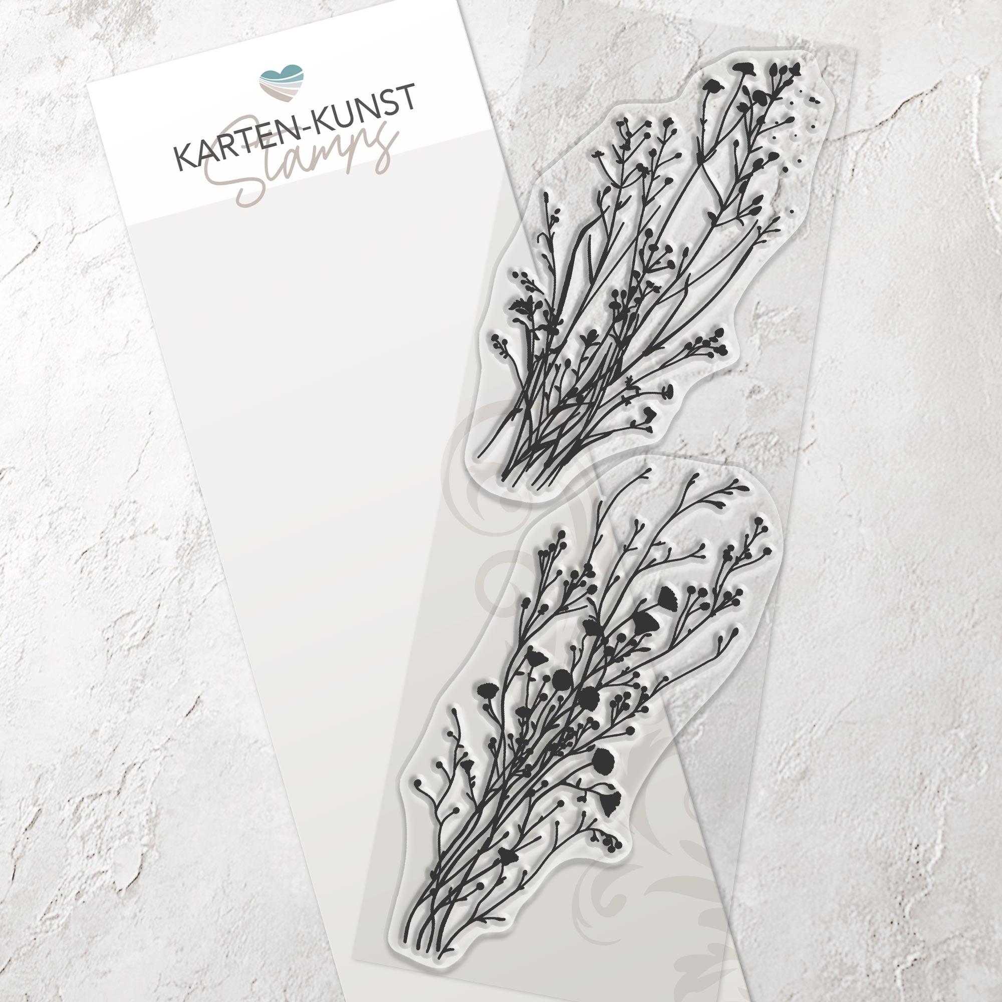 Karten-Kunst Clear Stamps KK-0263 - Blooming Plants / Blühende Zweige