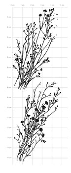Karten-Kunst Clear Stamps KK-0263 - Blooming Plants / Blühende Zweige