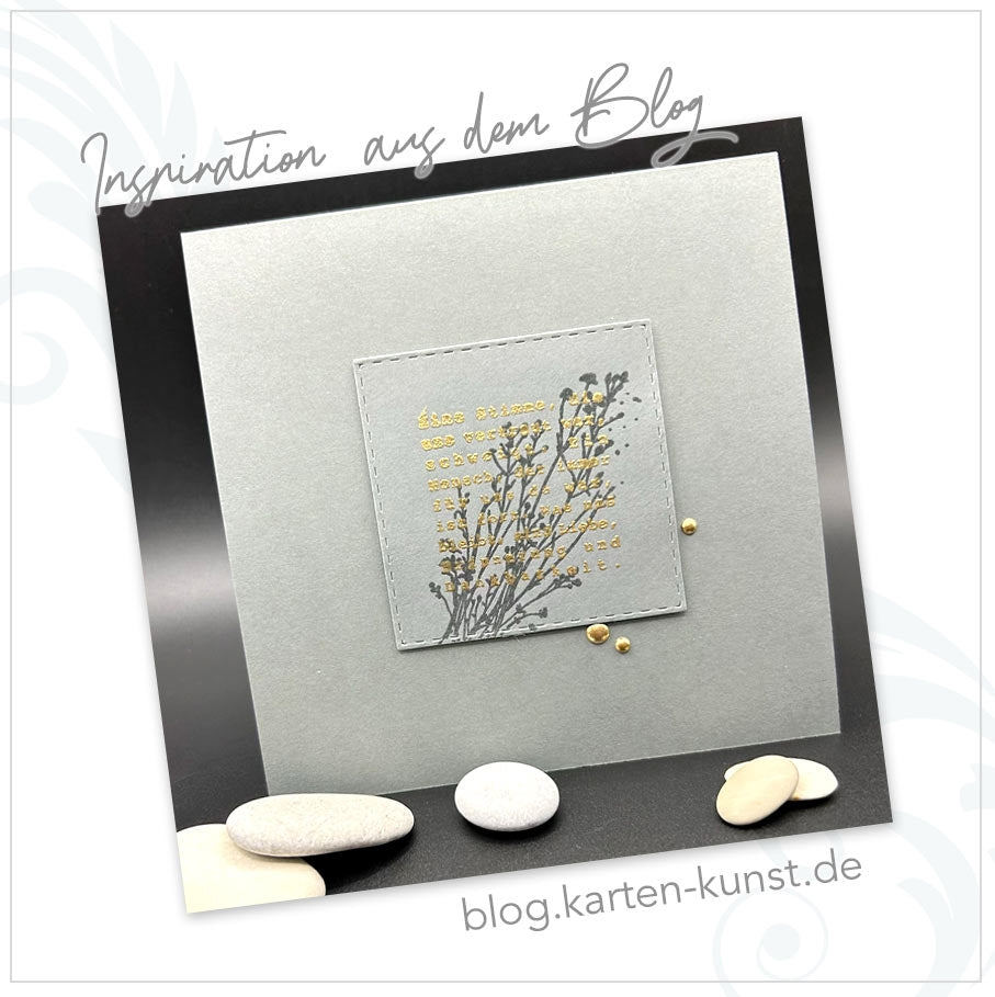 Karten-Kunst Clear Stamps KK-0263 - Blooming Plants / Blühende Zweige