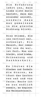 Karten-Kunst Clear Stamps KK-0266 - Quadratische Textstempel