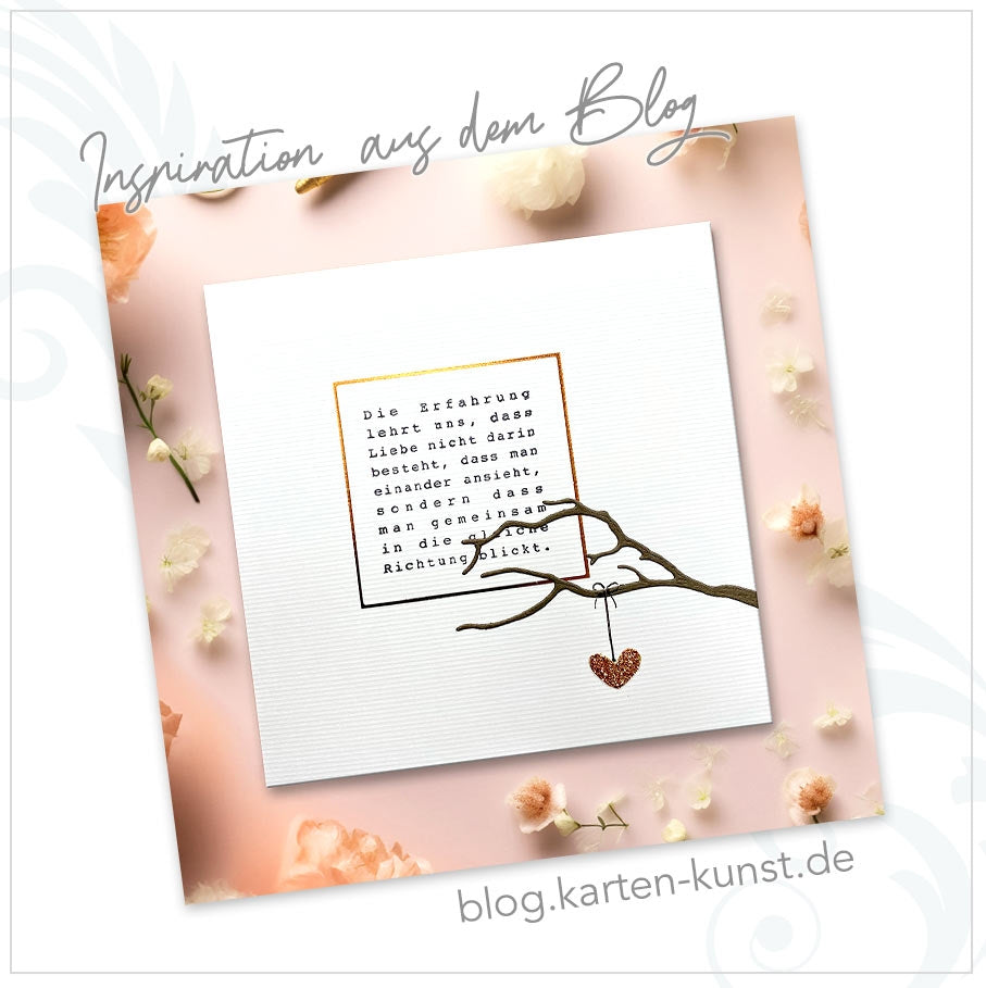 Karten-Kunst Clear Stamps KK-0266 - Quadratische Textstempel