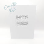 Karten-Kunst Clear Stamps KK-0266 - Quadratische Textstempel