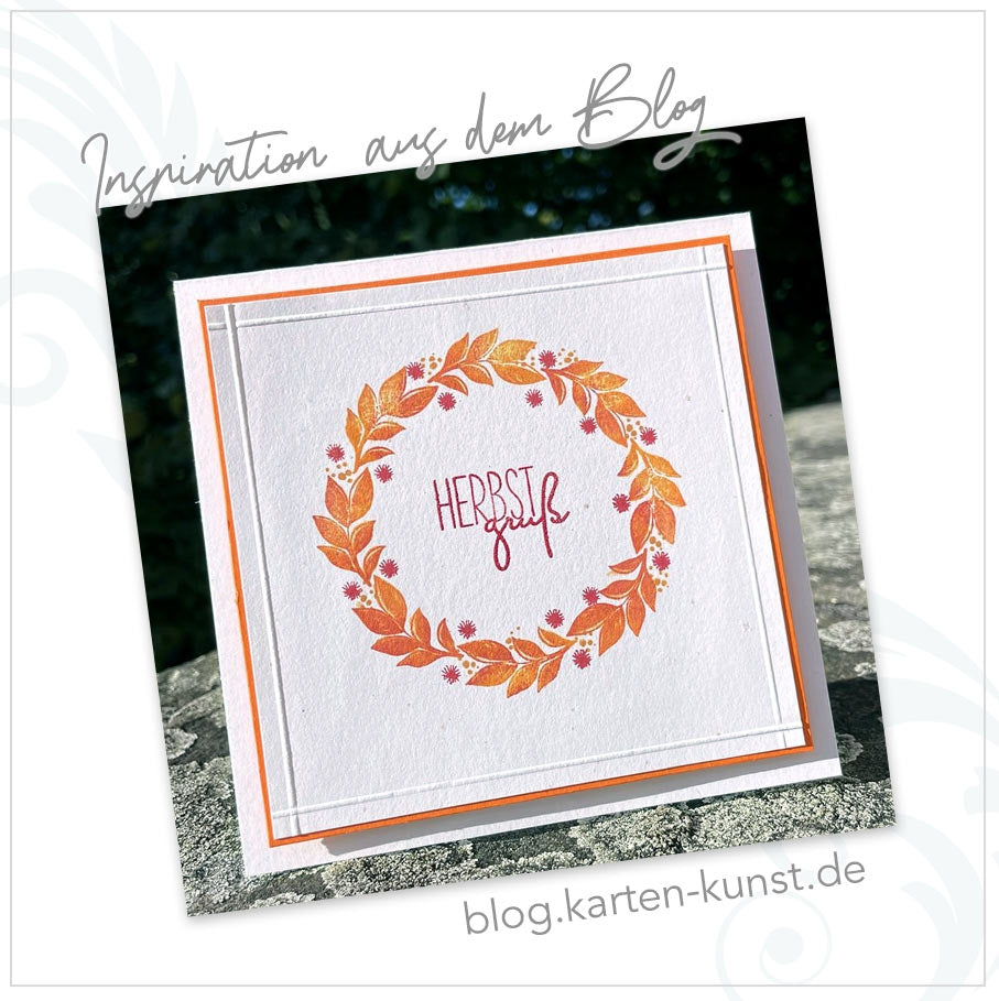 Karten-Kunst Clear Stamps KK-0267 - Circulus Blätterkranz