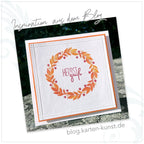 Karten-Kunst Clear Stamps KK-0267 - Circulus Blätterkranz