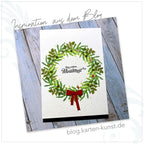 Karten-Kunst Clear Stamps KK-0267 - Circulus Blätterkranz