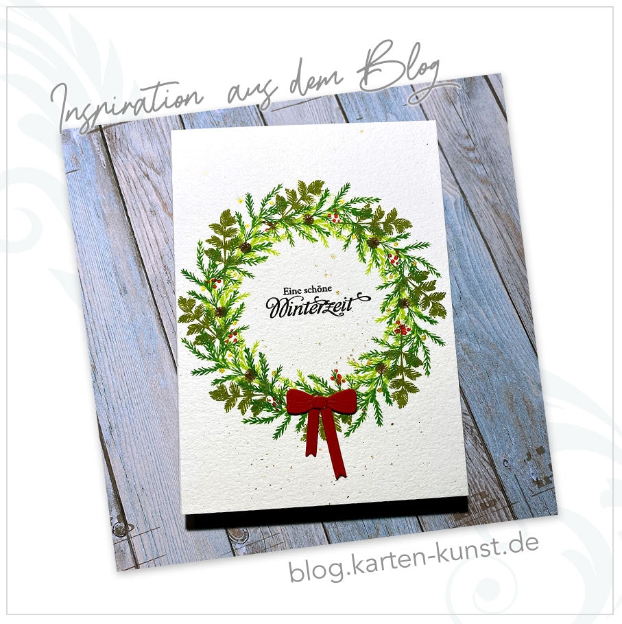 Karten-Kunst Clear Stamps KK-0267 - Circulus Blätterkranz