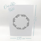 Karten-Kunst Clear Stamps KK-0267 - Circulus Blätterkranz