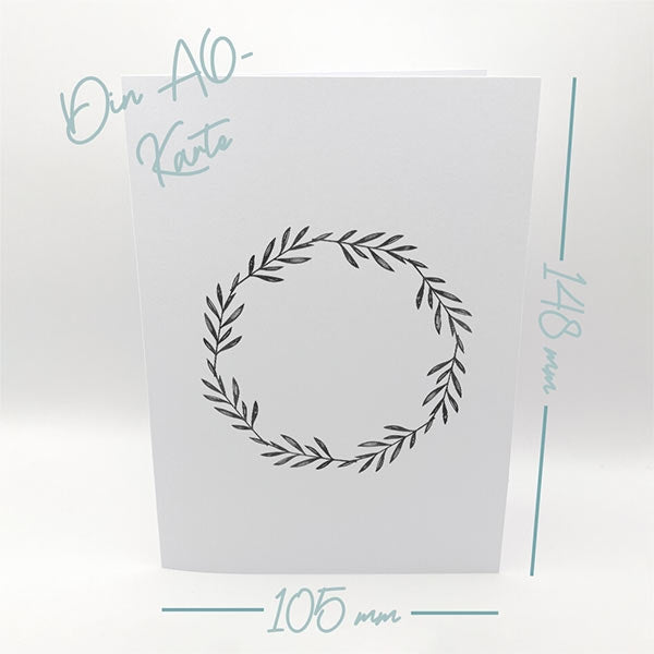 Karten-Kunst Clear Stamps KK-0267 - Circulus Blätterkranz