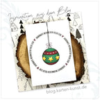Karten-Kunst Clear Stamps KK-0268 - Circulus Runde Weihnachtssprüche