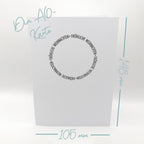 Karten-Kunst Clear Stamps KK-0268 - Circulus Runde Weihnachtssprüche