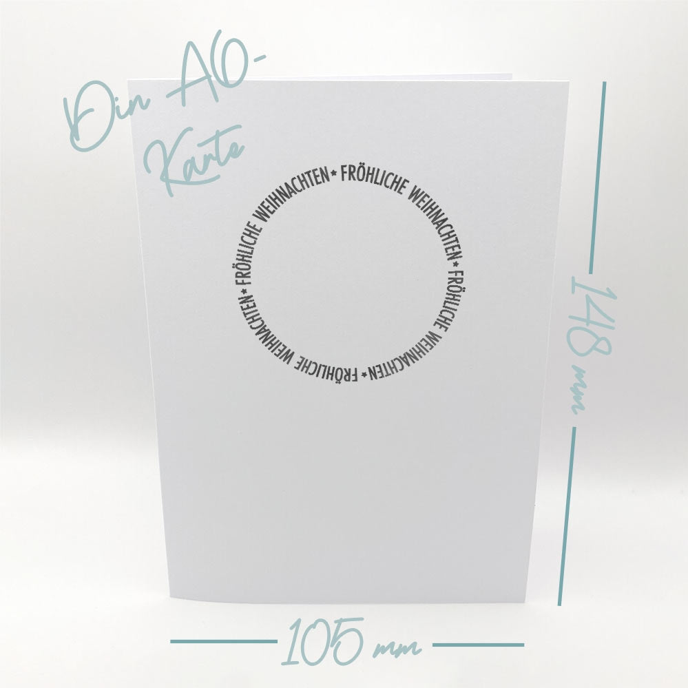 Karten-Kunst Clear Stamps KK-0268 - Circulus Runde Weihnachtssprüche