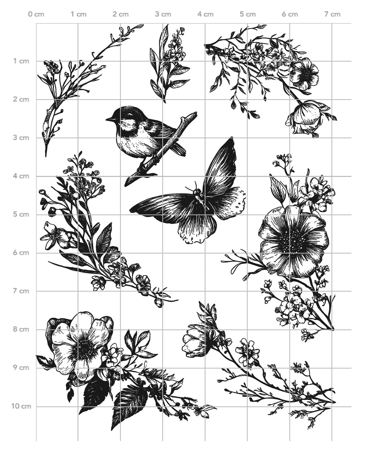 Karten-Kunst Clear Stamps KK-0270 - Circulus Romantischer Kranz