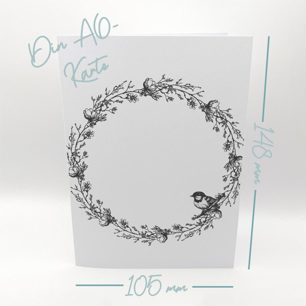 Karten-Kunst Clear Stamps KK-0270 - Circulus Romantischer Kranz
