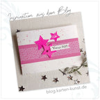 Karten-Kunst Clear Stamps KK-0273 - Gemusterte Sterne