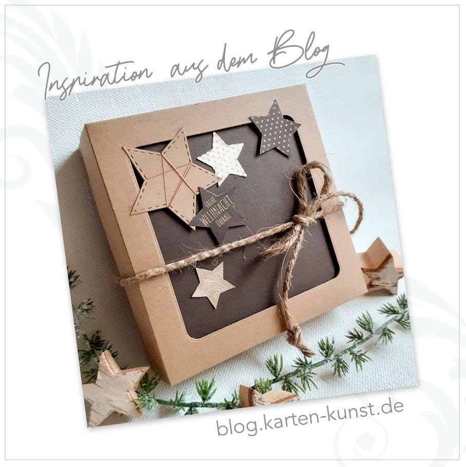 Karten-Kunst Clear Stamps KK-0273 - Gemusterte Sterne